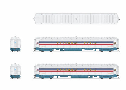 Broadway Limited Imports - Heavyweight 5-Car Passenger Set - 1947 Freedom Train - HO Scale