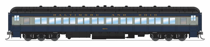 Broadway Limited Imports - Heavyweight 5-Car Passenger Set - Baltimore & Ohio (1438, 5270, 5284, 5307, 100) - HO Scale