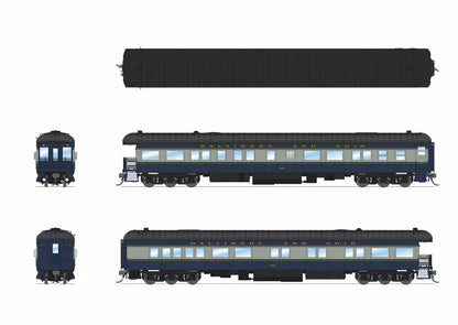 Broadway Limited Imports - Heavyweight 5-Car Passenger Set - Baltimore & Ohio (1438, 5270, 5284, 5307, 100) - HO Scale