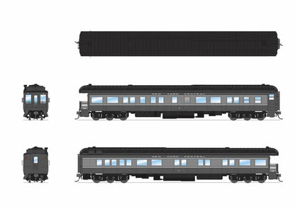 Broadway Limited Imports (9715) | Heavyweight 5-Car Passenger Set w/ Lights | New York Central #254, 1840, 1855, 1878, 3 | HO Scale