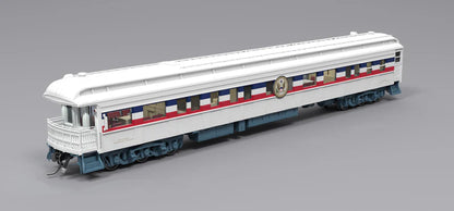 Broadway Limited Imports (9720) • Business Car w/ Lights • 1947 Freedom Train • 1947-1949 • HO Scale