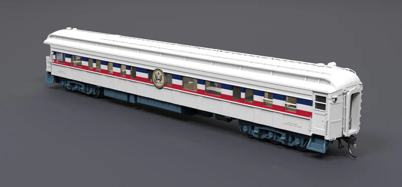 Broadway Limited Imports (9720) • Business Car w/ Lights • 1947 Freedom Train • 1947-1949 • HO Scale