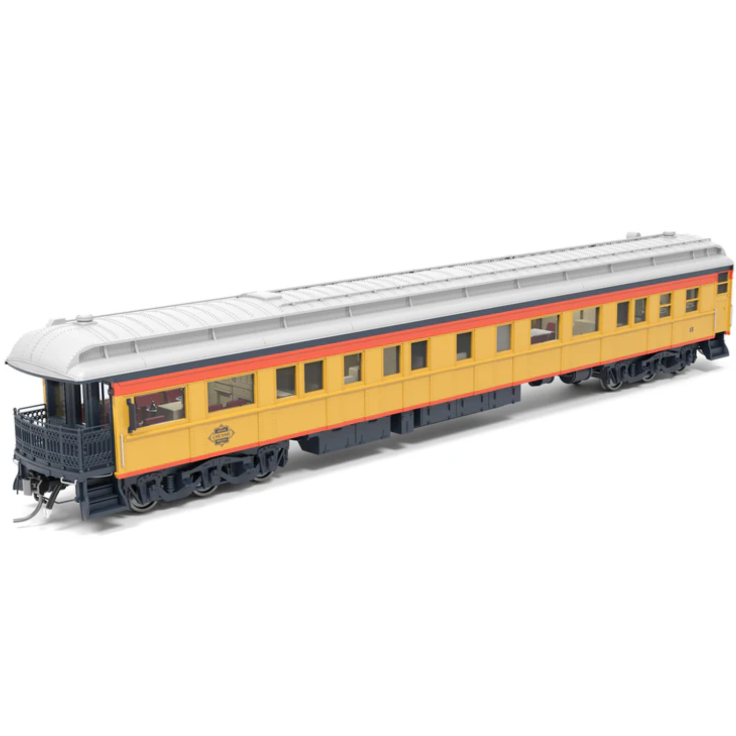 Broadway Limited Imports (9722) • Business Car w/ Lights • Chessie Steam Special Car #18 • HO Scale