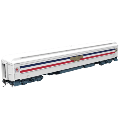 Broadway Limited Imports (9733) • 80' Passenger Coach w/ Lights • 1947 Freedom Train • 1947-1949 w/ Eagle • HO Scale