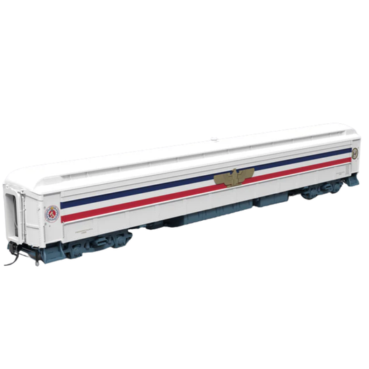 Broadway Limited Imports (9733) • 80' Passenger Coach w/ Lights • 1947 Freedom Train • 1947-1949 w/ Eagle • HO Scale