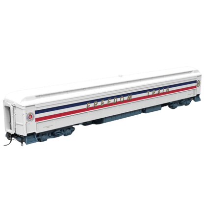 Broadway Limited Imports (9734) • 80' Passenger Coach w/ Lights • 1947 Freedom Train • 1947-1949 • HO Scale