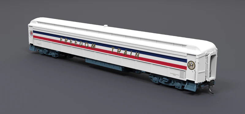 Broadway Limited Imports (9734) • 80' Passenger Coach w/ Lights • 1947 Freedom Train • 1947-1949 • HO Scale