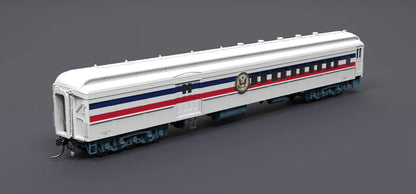 Broadway Limited Imports (9740) • Baggage-Combine Car w/ Lights • 1947 Freedom Train #1896 • 1947-1949 • HO Scale