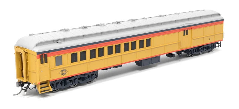 Broadway Limited Imports (9742) • Baggage-Combine Car w/ Lights • Chessie Steam Special Car #2 • HO Scale