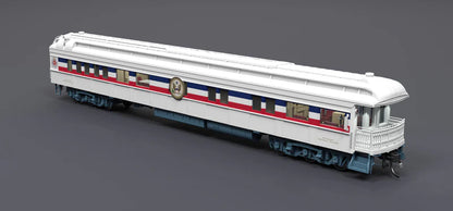 Broadway Limited Imports (9720) • Business Car w/ Lights • 1947 Freedom Train • 1947-1949 • HO Scale