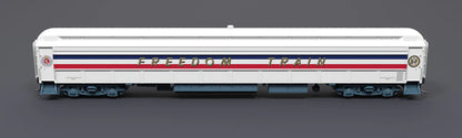 Broadway Limited Imports (9734) • 80' Passenger Coach w/ Lights • 1947 Freedom Train • 1947-1949 • HO Scale
