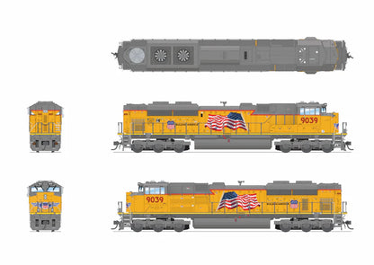 Broadway Limited Imports EMD SD70ACe (9773) | Union Pacific UP #9054 | Building America Scheme | Paragon4 Sound/DC/DCC with Smoke | HO Scale