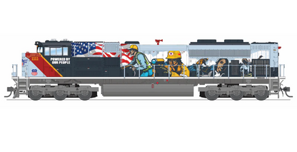 Broadway Limited Imports EMD SD70ACe (9776) | Union Pacific #1111 | "Powered By Our People" | Paragon4 Sound/DC/DCC with Smoke | HO Scale