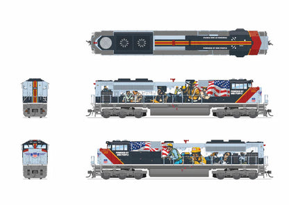 Broadway Limited Imports EMD SD70ACe (9776) | Union Pacific #1111 | "Powered By Our People" | Paragon4 Sound/DC/DCC with Smoke | HO Scale