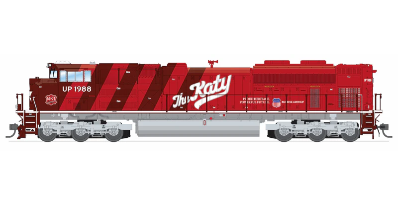 Broadway Limited Imports EMD SD70ACe (9778) | Union Pacific #1988 | MKT Heritage Paint | Paragon4 Sound/DC/DCC with Smoke | HO Scale