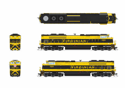 Broadway Limited Imports EMD SD70ACe (9783) | Norfolk Southern #1069 | Virginian Heritage | Paragon4 Sound/DC/DCC with Smoke (HobbyTyme Exclusive) | HO Scale
