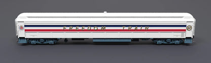 Broadway Limited Imports (9734) • 80' Passenger Coach w/ Lights • 1947 Freedom Train • 1947-1949 • HO Scale