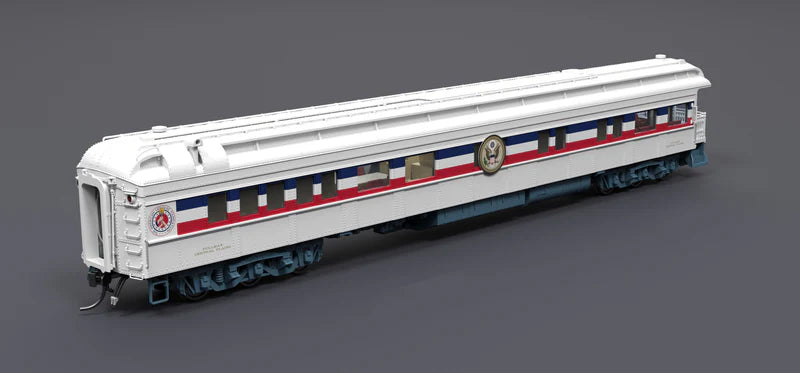 Broadway Limited Imports (9720) • Business Car w/ Lights • 1947 Freedom Train • 1947-1949 • HO Scale