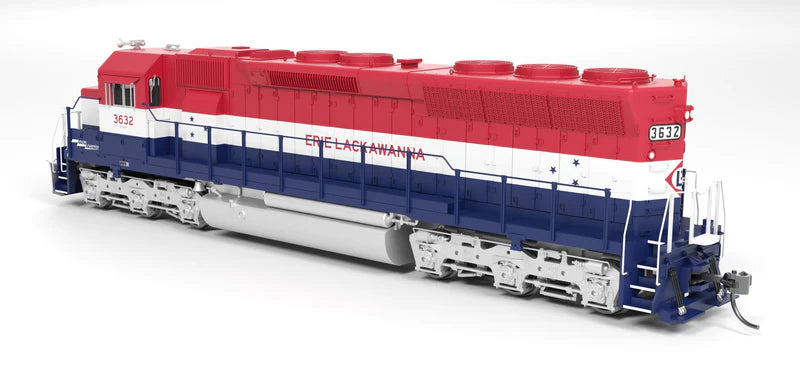 Broadway Limited Imports EMD SD45 | Erie Lackawanna EL #3632 | Bicentennial | Paragon4 Sound/DC/DCC | HO Scale