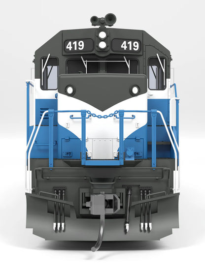 Broadway Limited Imports EMD SD45 | Great Northern #419 | Big Sky Blue | Paragon4 Sound/DC/DCC | HO Scale