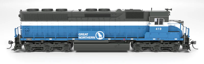 Broadway Limited Imports EMD SD45 | Great Northern #419 | Big Sky Blue | Paragon4 Sound/DC/DCC | HO Scale