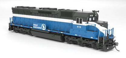 Broadway Limited Imports EMD SD45 | Great Northern #419 | Big Sky Blue | Paragon4 Sound/DC/DCC | HO Scale
