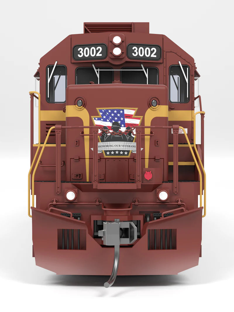 Broadway Limited Imports EMD SD45 | Louisville & Indiana #3002 | Honoring Our Veterans" | Paragon4 Sound/DC/DCC | HO Scale