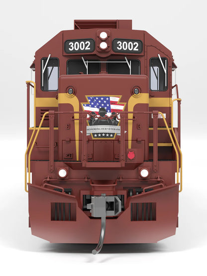 Broadway Limited Imports EMD SD45 | Louisville & Indiana #3002 | Honoring Our Veterans" | Paragon4 Sound/DC/DCC | HO Scale