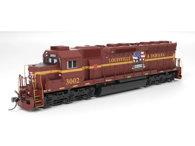 Broadway Limited Imports EMD SD45 | Louisville & Indiana #3002 | Honoring Our Veterans" | Paragon4 Sound/DC/DCC | HO Scale