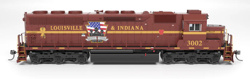 Broadway Limited Imports EMD SD45 | Louisville & Indiana #3002 | Honoring Our Veterans" | Paragon4 Sound/DC/DCC | HO Scale