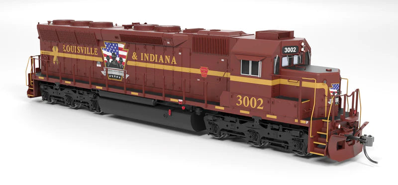 Broadway Limited Imports EMD SD45 | Louisville & Indiana #3002 | Honoring Our Veterans" | Paragon4 Sound/DC/DCC | HO Scale