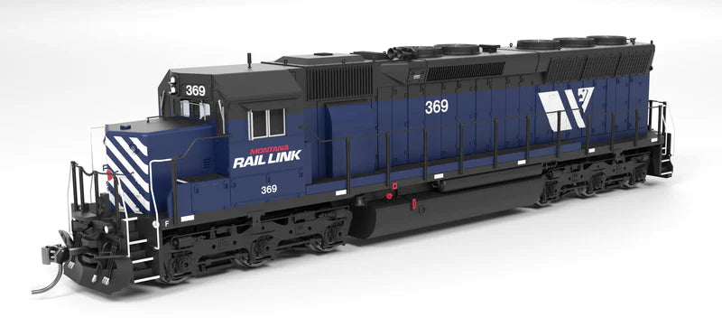 Broadway Limited Imports EMD SD45 - Montana Rail Link MRL #369 - Paragon4 Sound/DC/DCC - HO Scale