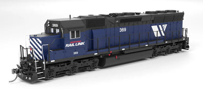 Broadway Limited Imports EMD SD45 - Montana Rail Link MRL #369 - Paragon4 Sound/DC/DCC - HO Scale