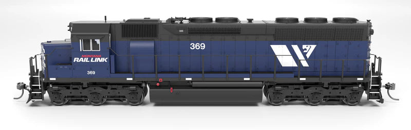 Broadway Limited Imports EMD SD45 - Montana Rail Link MRL #369 - Paragon4 Sound/DC/DCC - HO Scale