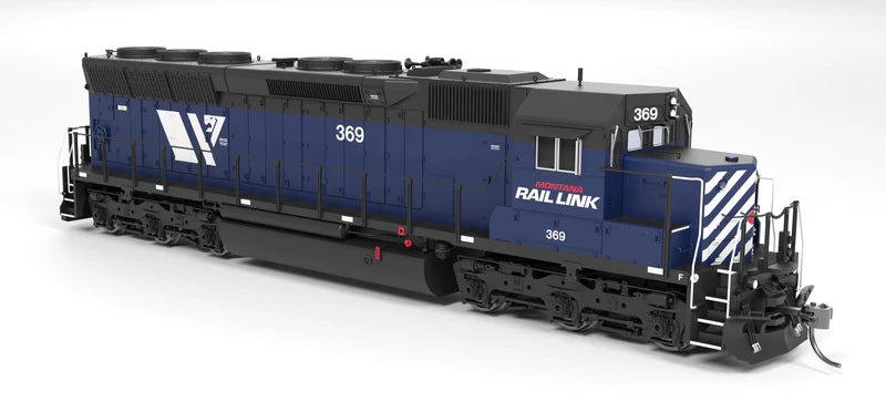Broadway Limited Imports EMD SD45 - Montana Rail Link MRL #369 - Paragon4 Sound/DC/DCC - HO Scale