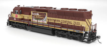 Broadway Limited Imports EMD SD45 - Wisconsin Central #7525 - Operation Lifesaver - Paragon4 Sound/DC/DCC - HO Scale