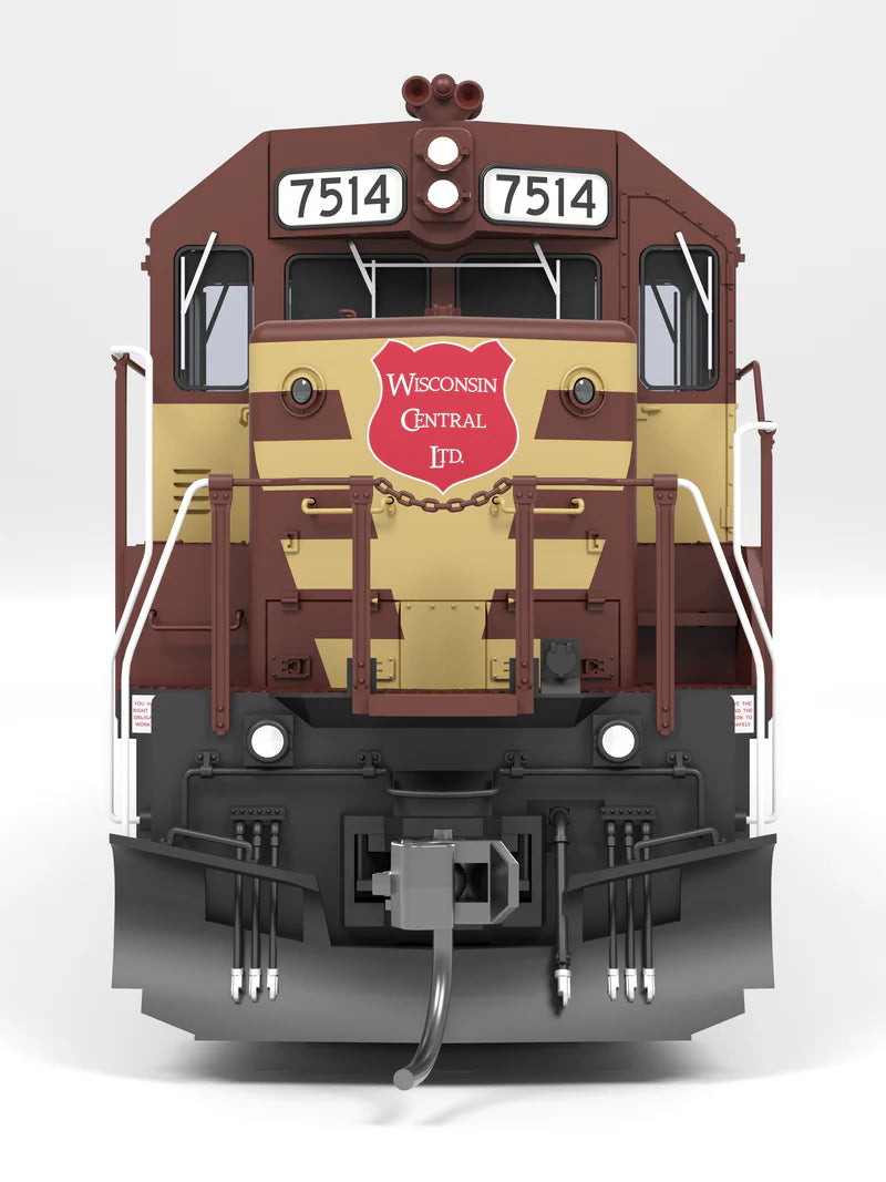 Broadway Limited Imports EMD SD45 - Wisconsin Central #7514 - Paragon4 Sound/DC/DCC - HO Scale