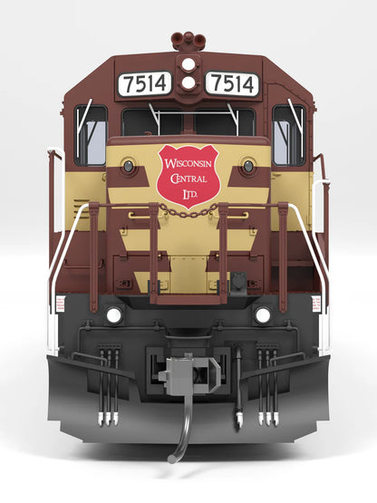 Broadway Limited Imports EMD SD45 - Wisconsin Central #7514 - Paragon4 Sound/DC/DCC - HO Scale