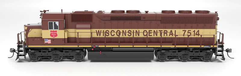 Broadway Limited Imports EMD SD45 - Wisconsin Central #7514 - Paragon4 Sound/DC/DCC - HO Scale