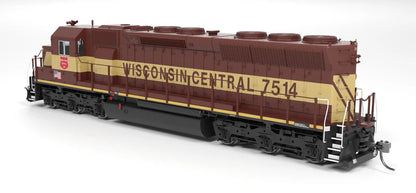 Broadway Limited Imports EMD SD45 - Wisconsin Central #7514 - Paragon4 Sound/DC/DCC - HO Scale