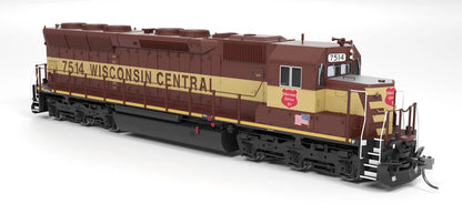 Broadway Limited Imports EMD SD45 - Wisconsin Central #7514 - Paragon4 Sound/DC/DCC - HO Scale