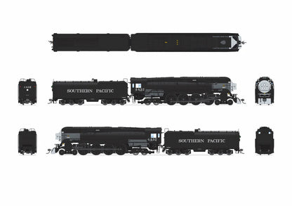 Broadway Limited Imports Southern Pacific GS-4 4-8-4 #4432 - Deskirted - Painted Black - No Trim on Pilot - Paragon4 - Sound/DC/DCC - Smoke - HO Scale