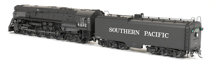 Broadway Limited Imports Southern Pacific GS-4 4-8-4 #4445 - Deskirted - Painted Black - No Trim on Pilot - Paragon4 - Sound/DC/DCC - Smoke - HO Scale