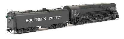 Broadway Limited Imports Southern Pacific GS-4 4-8-4 #4432 - Deskirted - Painted Black - No Trim on Pilot - Paragon4 - Sound/DC/DCC - Smoke - HO Scale