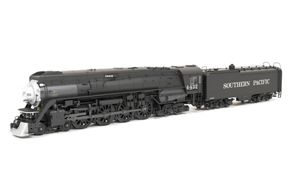 Broadway Limited Imports Southern Pacific GS-4 4-8-4 #4445 - Deskirted - Painted Black - No Trim on Pilot - Paragon4 - Sound/DC/DCC - Smoke - HO Scale