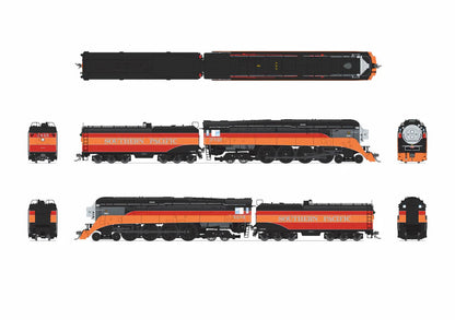 Broadway Limited Imports Southern Pacific GS-4 #4449 - w/ Full Skirts - Full Daylight Paint - No Trim on Pilot - Paragon4 - Sound/DC/DCC - Smoke - HO Scale