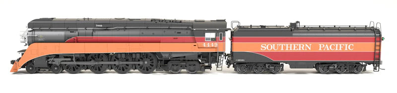Broadway Limited Imports Southern Pacific GS-4 #4449 - w/ Full Skirts - Full Daylight Paint - No Trim on Pilot - Paragon4 - Sound/DC/DCC - Smoke - HO Scale