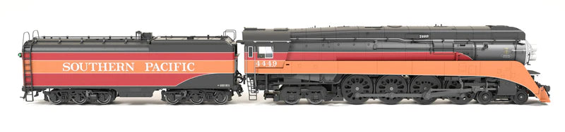 Broadway Limited Imports Southern Pacific GS-4 #4449 - w/ Full Skirts - Full Daylight Paint - No Trim on Pilot - Paragon4 - Sound/DC/DCC - Smoke - HO Scale