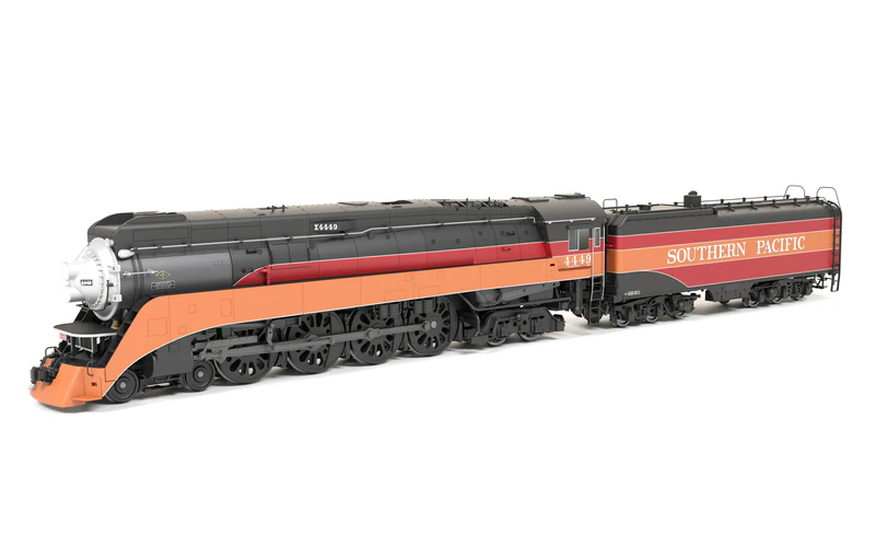 Broadway Limited Imports Southern Pacific GS-4 #4449 - w/ Full Skirts - Full Daylight Paint - No Trim on Pilot - Paragon4 - Sound/DC/DCC - Smoke - HO Scale