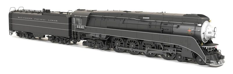 Broadway Limited Imports Southern Pacific GS-4 #4449 - 2001 Excursion - Black w/ Pinstripes - Paragon4 - Sound/DC/DCC - Smoke - HO Scale
